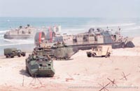 Military Hovercraft - the LCAC with the United States Navy